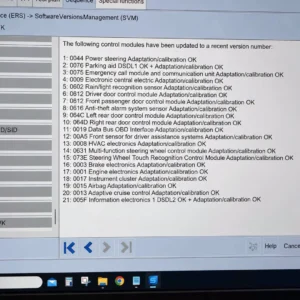 ODIS SVM control-unit update and calibration results