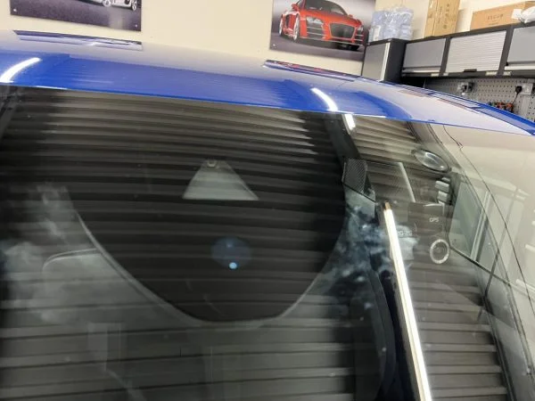 Škoda Octavia windscreen camera housing viewed from outside