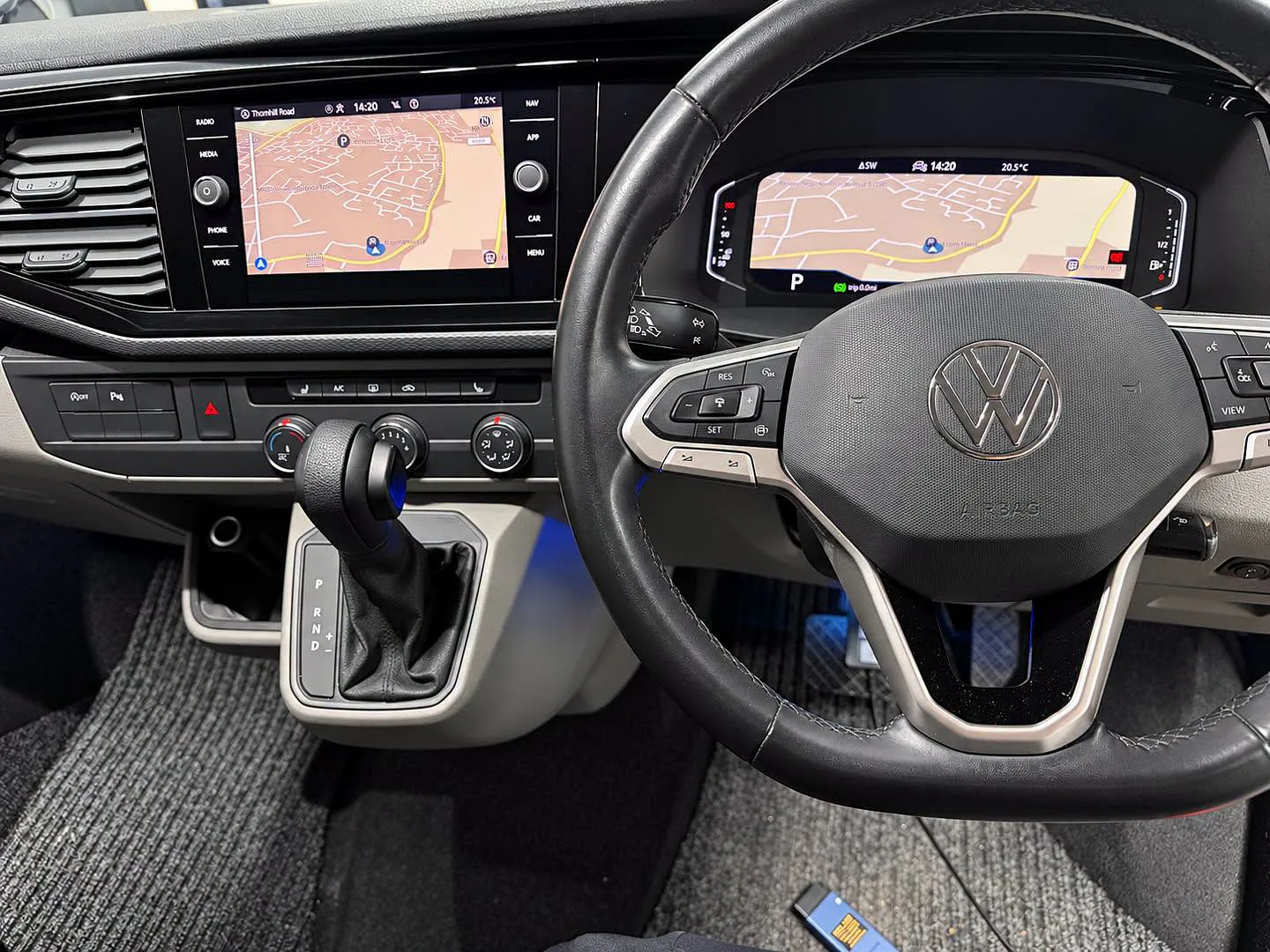 Virtual Cockpit upgrade displaying navigation