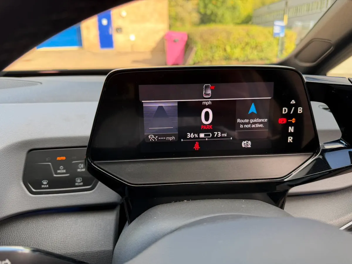 VW infotainment display after SOS error repair