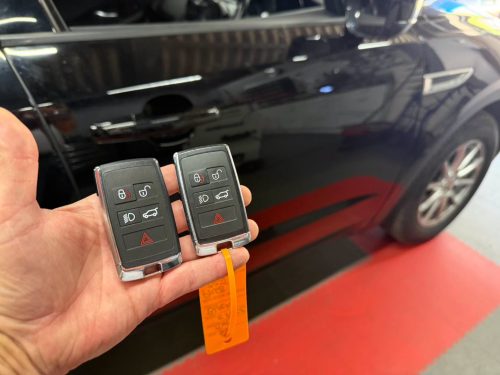 Jaguar replacement remote key identification