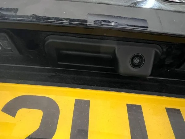 Audi rear camera integrated into the tailgate handle