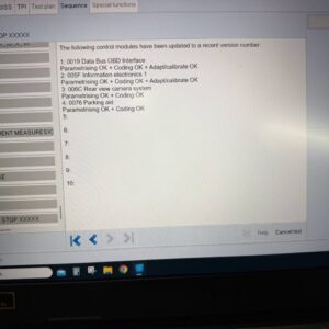 ODIS control-unit programming results for Volkswagen Group vehicle