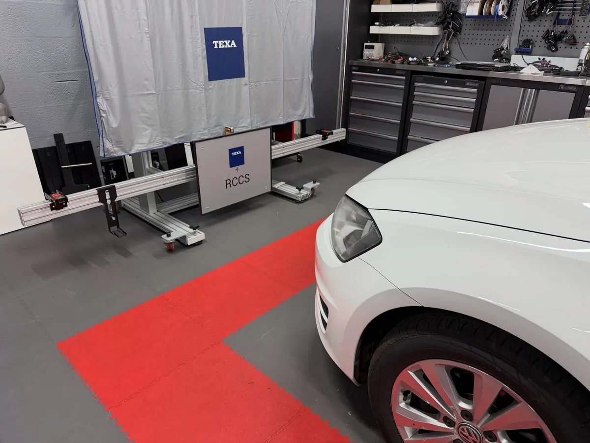VW Golf Mk7 ACC radar upgrade and ADAS calibration