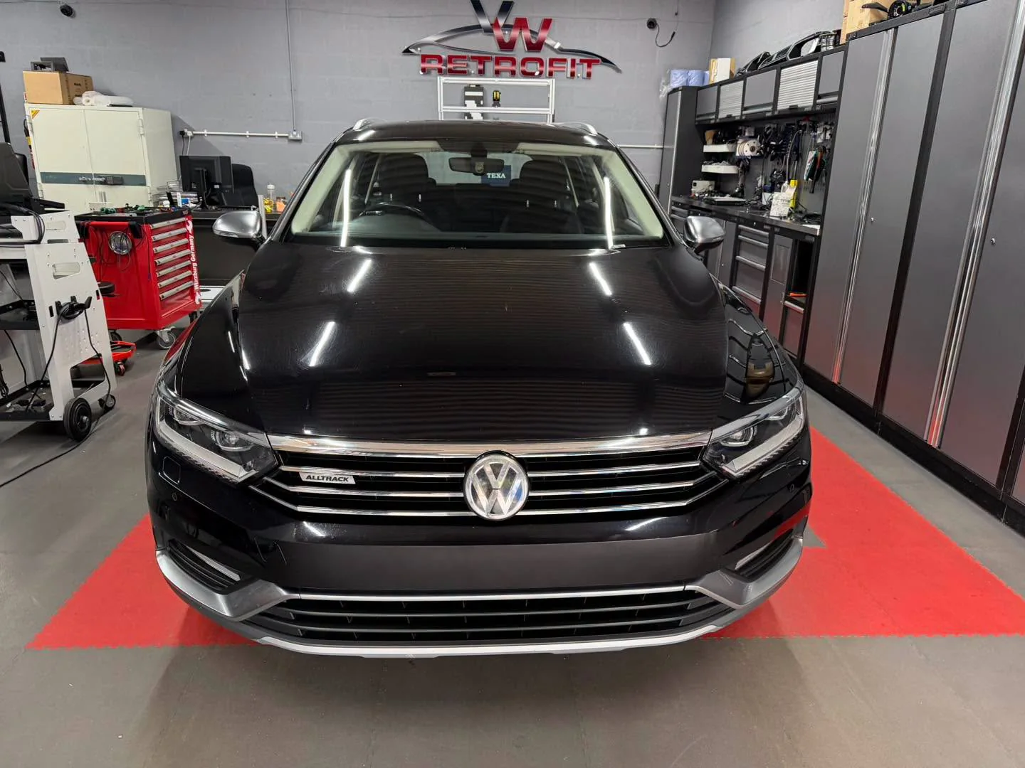 VW Passat B8 at workshop for spare key programming