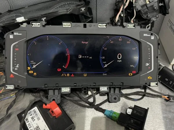 VW t roc Virtual Cockpit digital instrument cluster