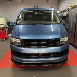 VW Transporter T6 in workshop for ACC retrofit